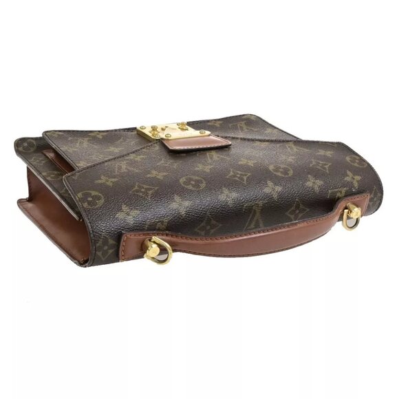 LOUIS VUITTON Monceau 26 Shoulder Hand Bag Monogram Leather Brown - Picture 6 of 14